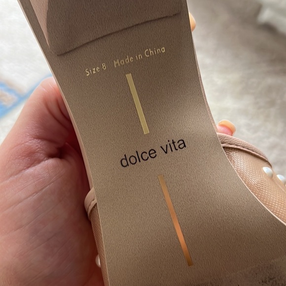 Dolce Vita Meeza Pearl Blush kitten heel - Picture 4 of 10